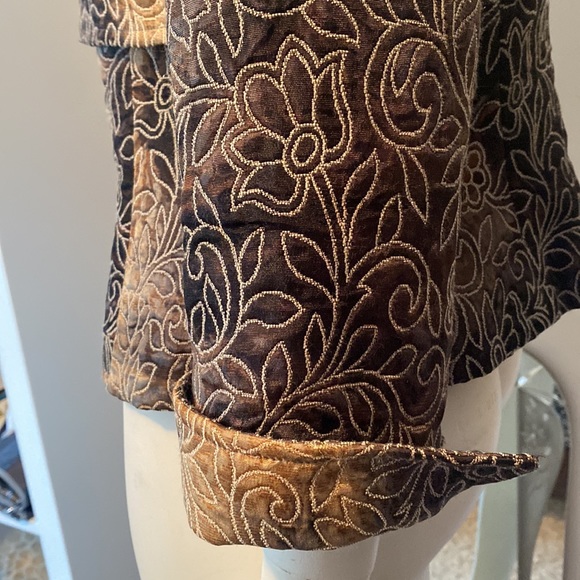 Tobias Plum Size 10 Slight shoulder padding Cotton Poly 3button - Picture 7 of 13